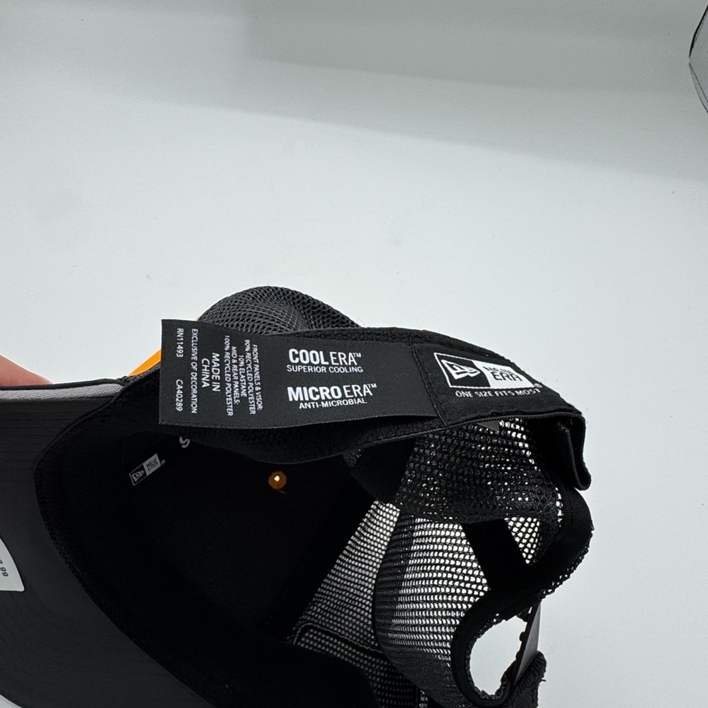 NWT 2025 Arrow McLaren New Era Black and Orange Cap - Picture 5 of 7